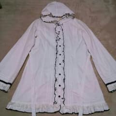 【お値下げ】PUTUMAYO フード付きフリルロングブラウスのサムネイル