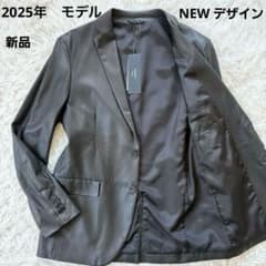 新品 2025ss ジョゼフオム パンチングレザー テーラードジャケット 黒 