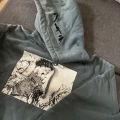 Supreme アートプリント パーカー モスグリーン - メルカリ