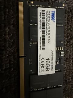 TWSC DDR5 4800 SO-DIMM 32GB(16GB×2枚) - メルカリ