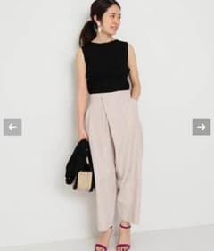 IENA リヨセルリネンルーズペグトップパンツのサムネイル