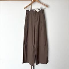 テチチ　モカ色 Sサイズ ワイドパンツ　未使用タグ付きのサムネイル