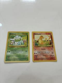 ポケモンカード フシギダネ ヒトカゲ 2枚セット　英語版のサムネイル