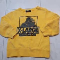 X-LARGE トレーナー サイズ90　イエローのサムネイル