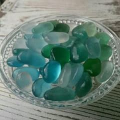 アクセサリーや手芸に シーグラス 40個のサムネイル