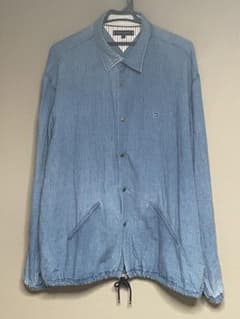 ゆ*た様 TOMMY HILFIGER ストライプデニムシャツ XLのサムネイル