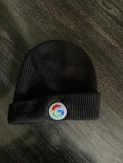 Google ロゴ付き 黒 ニット帽のサムネイル