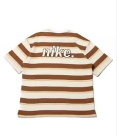 NIKE ボーダー Tシャツ ブラウン Lサイズのサムネイル