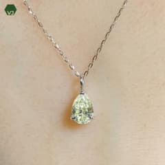 33-34】一粒ダイヤモンド ネックレス D0.456ct - メルカリ
