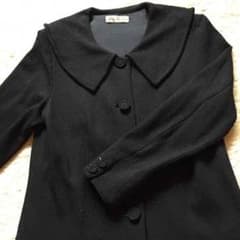 お値下げ！襟付き○ウールワンピ＊ブラックのサムネイル