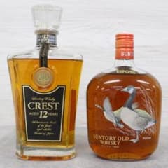 ◇未開栓 Crest 12年＆オールドウイスキーEXPO’85記念ボトル ◇未開栓 Crest 12年＆オールドウイスキーEXPO'85記念ボトル - メルカリ