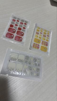 ネイルシール3点セット　足用のサムネイル