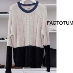 FACTOTUM アランニット 48 タグ有りのサムネイル