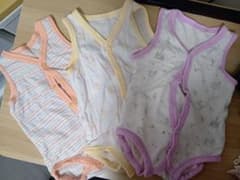 ベビー肌着　メッシュ　ロンパース　セット 　70のサムネイル