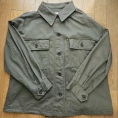 PAGEBOY ページボーイ バックプリーツ ミリタリー ジャケット グリーン