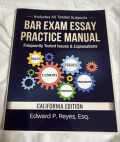 2026最新版 California Bar Essay Juraxのサムネイル