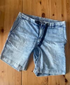 ひまわり様専用ノースフェイス　デニムハーフパンツ　レディースのサムネイル