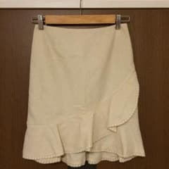 ofuon palette オフオン パレット ウール スカート アイボリーのサムネイル
