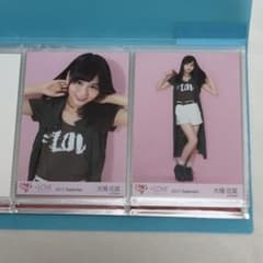 イコラブ ノーマル 生写真 セミコンプ 大場花菜 初期 Tシャツ チュウ