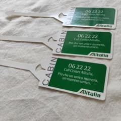 Alitalia アリタリア航空 ネームタグ 3枚セットのサムネイル