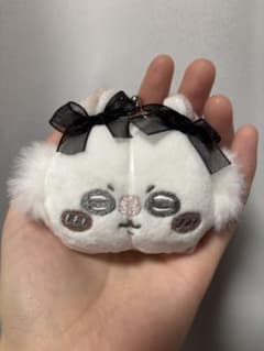 ちいかわ モモンガ 黒リボン 小物入れ がま口のサムネイル