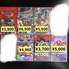 Switch】人気ソフト8本まとめ売り - メルカリ