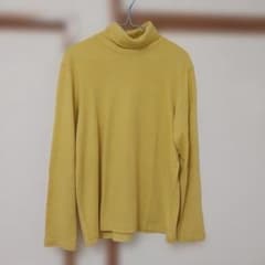 UNIQLO HEATTECH 長袖トップス XL イエローのサムネイル