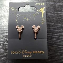 ディズニーリゾート　ミッキー　ミニー　イヤリング　ピンクゴールドのサムネイル