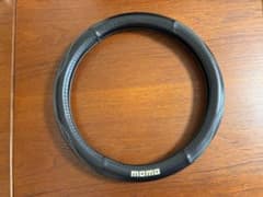 MOMO ステアリングカバー ブラックのサムネイル