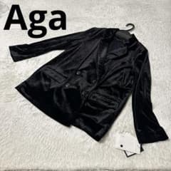 【新品】Aga ベロアダブルテーラードジャケット ブラック ヤマダヤ 卒業式 新品】Aga ベロアダブルテーラードジャケット ブラック ヤマダヤ 卒業