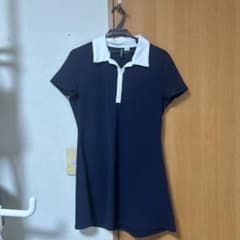 H&M DIVIDED ポロシャツワンピース ネイビーのサムネイル