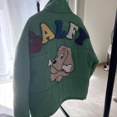 GALFY ガルフィー 中型犬 中綿ジャケット グリーン 刺繍のサムネイル
