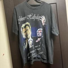 バンドTシャツ★Johnny Hallyday ヴィンテージ Tシャツ XLのサムネイル