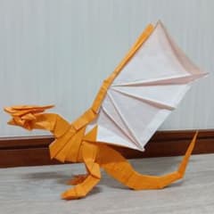 折り紙 ドラゴン 立体作品のサムネイル