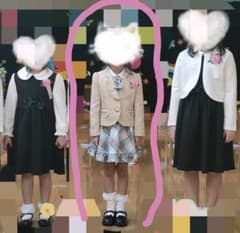 フォーマル　110  卒園式　入学式　女の子　スーツ　スカートのサムネイル