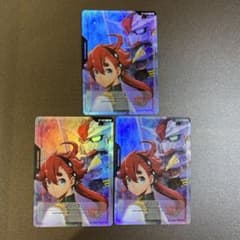 3枚セット リソース スレッタ＆ガンダム・エアリアル Vジャンプ 9月号