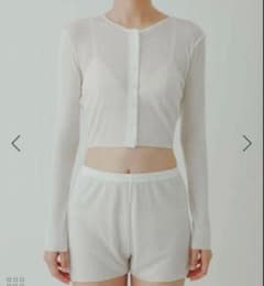yo BIOTOP sheer rib cardigan - メルカリ