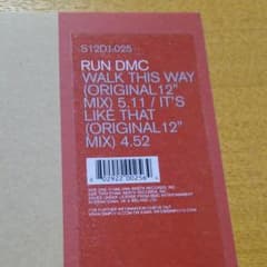 RUN DMC / WALK THIS WAY レコードのサムネイル