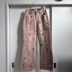 MASU 23AW GALAXY-CUT LEATHER FLARE PANTS - メルカリ
