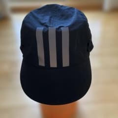 adidas ランニングキャップ　ブラックのサムネイル