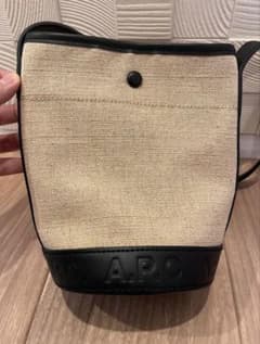 美品　A.P.C. ショルダーバッグ スモール　キャンバス　ジュート A.P.C. ショルダーバッグ スモール キャンバス ジュート|mercari