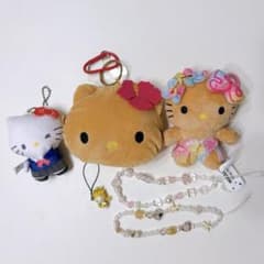 ハローキティ ぬいぐるみ マスコット ストラップ 6点セット - 4