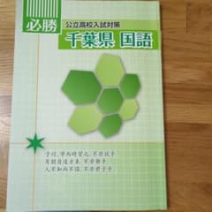 必勝 公立高校入試対策 千葉県 国語のサムネイル