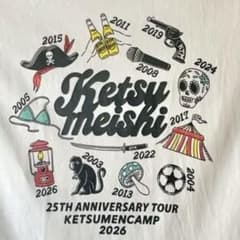 美品！翌日発送！ケツメイシ 2026 25周年ライブTシャツ（Lサイズ）のサムネイル