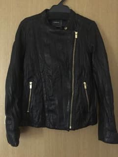 Noble ソフトラムレザーライダースブルゾンのサムネイル
