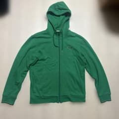 Lacoste ラコステ緑 フルジップパーカー　swag dripのサムネイル