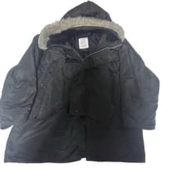 ALPHA INDUSTRIES N-3B フライトジャケット ブラック Lのサムネイル