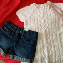のる様➰専用➰可愛い➰淡いピンクのニットワンピsetのサムネイル