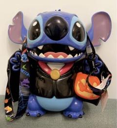 上海ディズニー　ハロウィン　スティッチポップコーンバケツ 上海ディズニー ハロウィン スティッチポップコーンバケツ