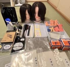 美容師国家試験セット　道具一式　まとめ売りのサムネイル